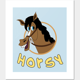 Cute Horse Posters and Art